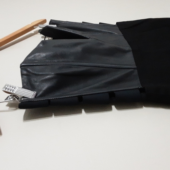 MASON lambskin BUSTIER SEXY BODYCON MINI DRESS women 2 event coquette luxury - Picture 2 of 10